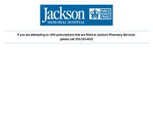 Tablet Screenshot of jacksonpharmacysolutions.com